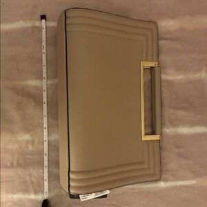 Melie Bianco Taupe Clutch / Shoulder Bag – NWT